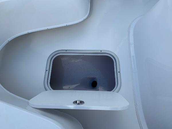 Slide: The Image of 2024 Cape Horn 24 XS boat storage compartment. - 15
