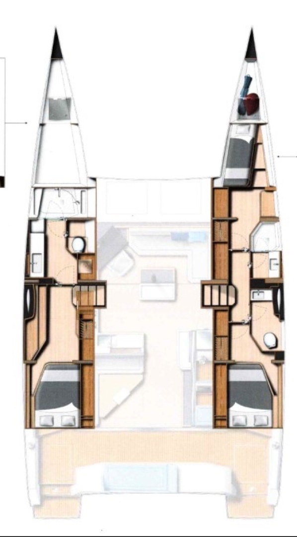 Slide: The Image of Used Sail Catamaran for sale 2022 CATANA Ocean Class 50 - MITHRIL - 4497662