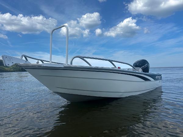 Slide: The Image of Extreme Boats Enduro 1770 Tiller for Sale by Parma Marine (440) 221-9001  - 1