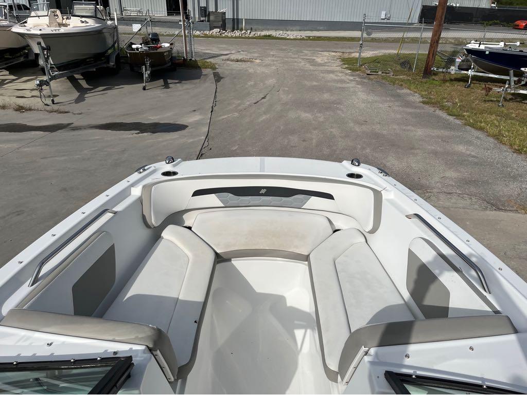 Slide: The Image of 2020 Four Winns HD 200 OB boat interior with spacious seating and modern design. - 32