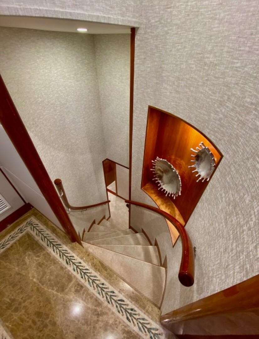 Slide: The Image of Staircase to Staterooms - 3947245