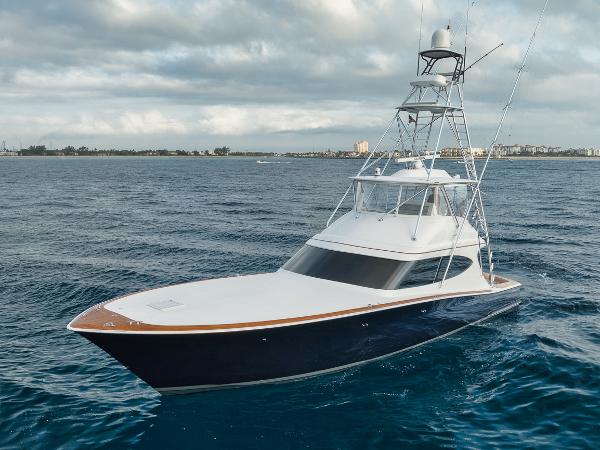 Slide: The Image of Hatteras 59 Ziggy - Exterior Profile - 0