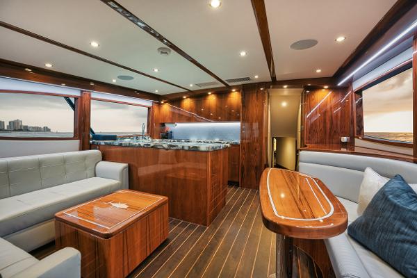 Slide: The Image of Hatteras 59 Ziggy - Interior Salon - 1