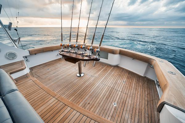 Slide: The Image of Hatteras 59 Ziggy - Exterior Cockpit - 22