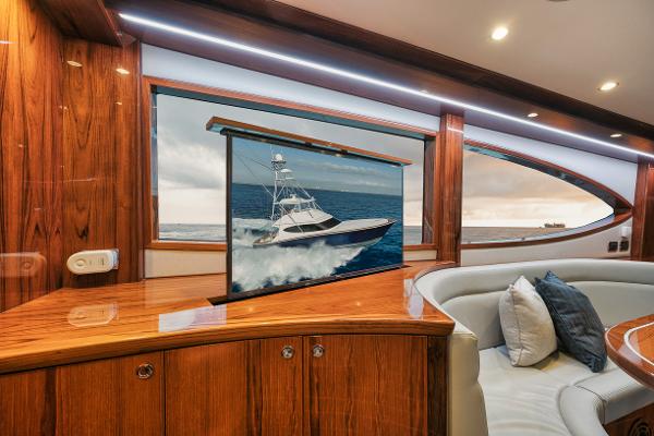 Slide: The Image of Hatteras 59 Ziggy - Interior Salon - 3