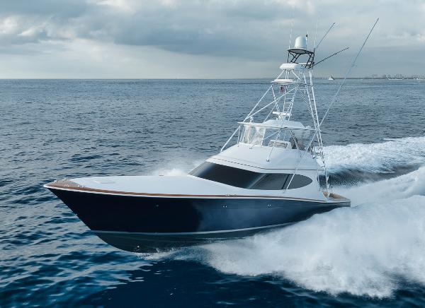 Slide: The Image of Hatteras 59 Ziggy - Exterior Profile - 48