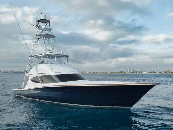 Slide: The Image of Hatteras 59 Ziggy - Exterior Profile - 50