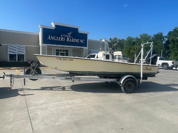 Slide: The Image of 2006 Intruder Pro Marine 20 boat on trailer at Anglers Marine NC. - 0