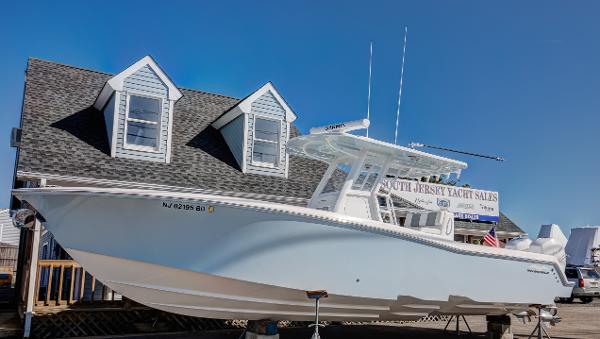 Slide: The Image of 2023 Invincible 33 Open Fisherman boat displayed at South Jersey Yacht Sales. - 0