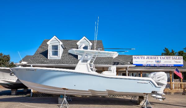 Slide: The Image of 2023 Invincible 33 Open Fisherman boat at South Jersey Yacht Sales. - 1
