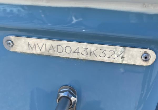 Slide: The Image of 2024 Pathfinder 2500 Hybrid boat hull identification number (HIN) plate. - 18