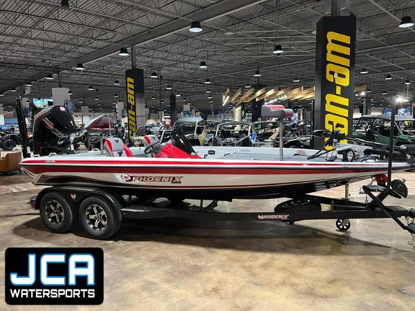 Slide: The Image of 2024 Phoenix 819 Pro boat at JCA Watersports showroom. - 1