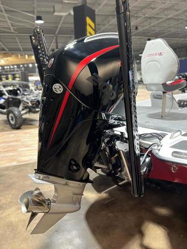 Slide: The Image of 2024 Phoenix 819 Pro boat motor in showroom. - 9
