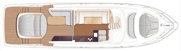Slide: The Image of Manufacturer Provided Image: Manufacturer Provided Image: Princess V55 Main Deck Layout Plan - 57