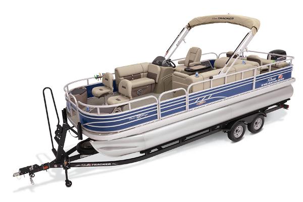 Slide: The Image of Sun Tracker Fishin' Barge 22 DLX 2023 - 1
