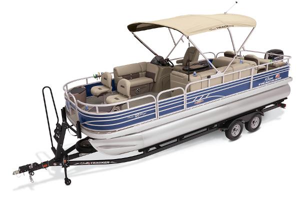 Slide: The Image of Sun Tracker Fishin' Barge 22 DLX 2023 - 2