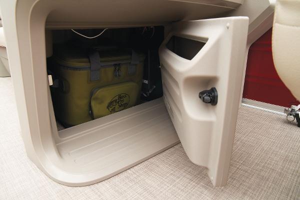 Slide: The Image of Storage compartment on 2024 Sun Tracker Party Barge 20 DLX pontoon boat. - 36