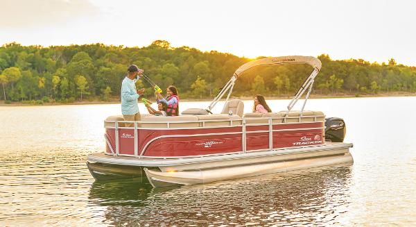 Slide: The Image of Sun Tracker Party Barge 20 DLX 2024 - 55