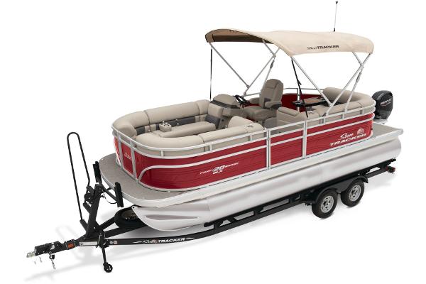Slide: The Image of Sun Tracker Party Barge 20 DLX 2024 - 8