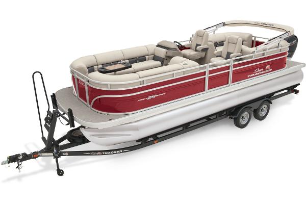 Slide: The Image of Sun Tracker Party Barge 24 DLX 2024 - 0