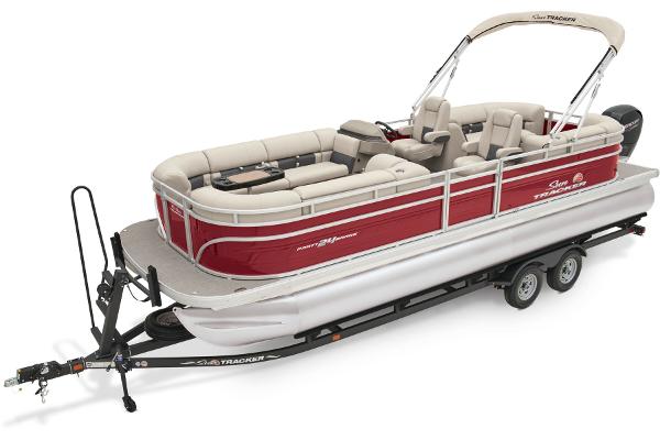 Slide: The Image of Sun Tracker Party Barge 24 DLX 2024 - 1